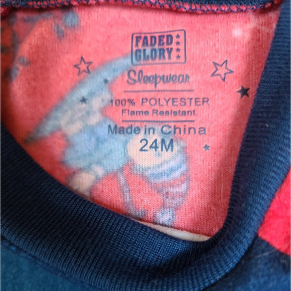 Toddler Pajama Set 24M NWOT Boys - Picture 4 of 5